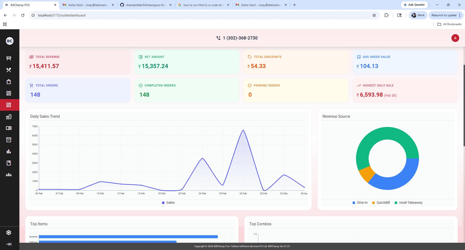 BillChamp Desktop Dashboard